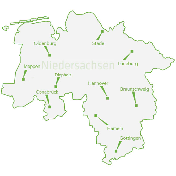 Niedersachsen standorte